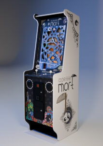 Vue droite de la borne la petite mort