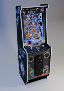 Vue gauche de la borne la petite mort