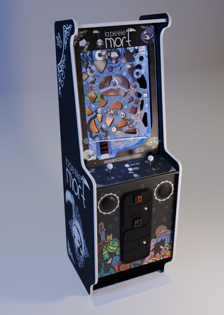 Vue gauche de la borne la petite mort